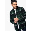 Surchemise à carreaux doublée sherpa homme