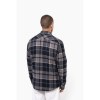 Surchemise à carreaux doublée sherpa homme