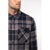 Surchemise à carreaux doublée sherpa homme