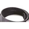 Ceinture en cuir à bord franc - 35 mm