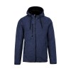 Veste à capuche chinée homme