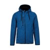 Veste à capuche chinée homme