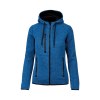 Veste à capuche chinée femme