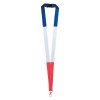 Cordon tour de cou tricolore (+Quadri sublimation QS11)