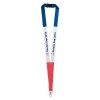 Cordon tour de cou tricolore (+Quadri sublimation QS11)