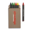 BRABO - Etui 6 crayons cire