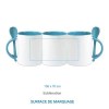Tasse bicolore cuillère - Couleur