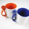 Tasse BICOLORE cuillère