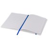 Carnet de notes blanc A5 Spectrum avec élastique de couleur