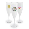 FLUTE A CHAMPAGNE PLASTIQUE REUTILISABLE 14 cl RAS BORD