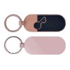 PORTE CLE METAL ET FIBRE DE CARBONE