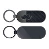 PORTE CLE METAL ET FIBRE DE CARBONE