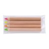 Sachet 4 Surligneurs Nat 8,7Cm