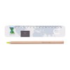 Kit Bureau Fluo Jaune 17,6 Cm