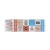 Set Quadri 4 Coul 8,7 Cm