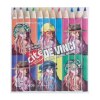 Set Quadri 12 Coul 8,7 Cm