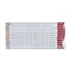 SET QUADRI 12 COUL 17,6 cm(+Quadri recto sur les 12 crayons (16,4 x 7,88 cm))
