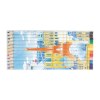 SET QUADRI 12 COUL 17,6 cm(+Quadri recto sur les 12 crayons (16,4 x 7,88 cm))