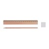 Kit Eco Comprenant 1 Regle Bois Eco 17 Cm