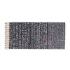 SET QUADRI 12 GRAPHITE 17,6 cm(+Quadri recto sur les 12 crayons (16,4 x 7,88 cm))