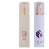 Etui Papier Rouge 2 Crayons