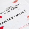 CARTE EN PAPIER DE GRAINES A6 - 225 g Recto