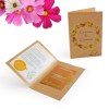 CARTE ÉCOLO À PERSONNALISER AVEC SACHET DE GRAINES