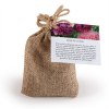 POCHON JUTE AVEC KIT DE CULTURE EN TOURBE