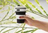 Mug en silicone pliable