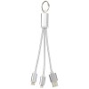 Câble de chargement 3-en-1 avec porte-clés Metal