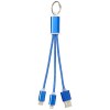 Câble de chargement 3-en-1 avec porte-clés Metal
