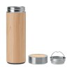 Gourde  double paroi de 400 ml personnalisable en bambou
