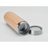 Gourde  double paroi de 400 ml personnalisable en bambou