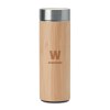 Gourde  double paroi de 400 ml personnalisable en bambou