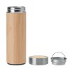 Gourde  double paroi de 400 ml personnalisable en bambou