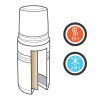 Bouteille isotherme 0.5L Swiss Peak Elite