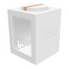 ICE glam-Blanc rose-Doré-Moyenne