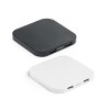 CAROLINE. Chargeur sans fil et hub USB 2'0 en ABS