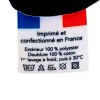 Trousse 2 zips 190x120 mm en velours avec doublure