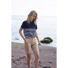 T-shirt breton à manches courtes