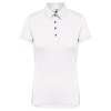 Polo jersey manches courtes femme