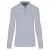 Polo jersey manches longues femme