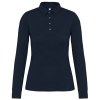 Polo jersey manches longues femme