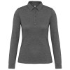 Polo jersey manches longues femme
