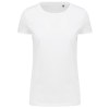 T-shirt Supima® col rond manches courtes femme