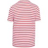 T-shirt rayé marin avec poche manches courtes homme