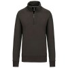 Sweat-shirt col zippé homme