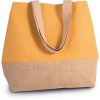 Sac shopping en toiles de coton et jute