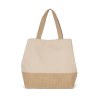 Sac shopping en toiles de coton et jute