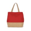 Sac shopping en toiles de coton et jute